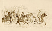 Horse Marines – Original 19th-century pen & ink drawing