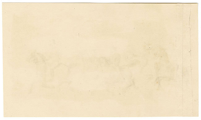 Marines a caballo – Dibujo original a pluma y tinta del siglo XIX