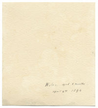 M. Capel Cure, Baby Helen Aged 6 Months – Original 1896 watercolour painting