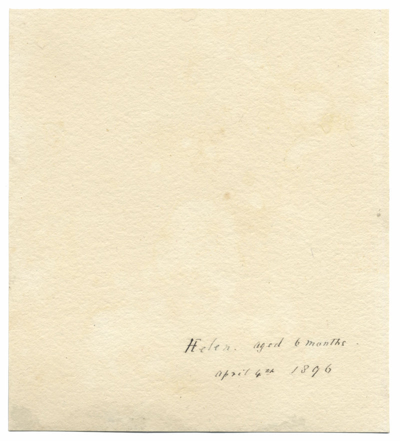 M. Capel Cure, Baby Helen Aged 6 Months – Original 1896 watercolour painting