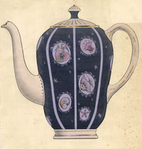 Mid-century Modern Original Ceramics Design – Seashell Coffee Pot 1953