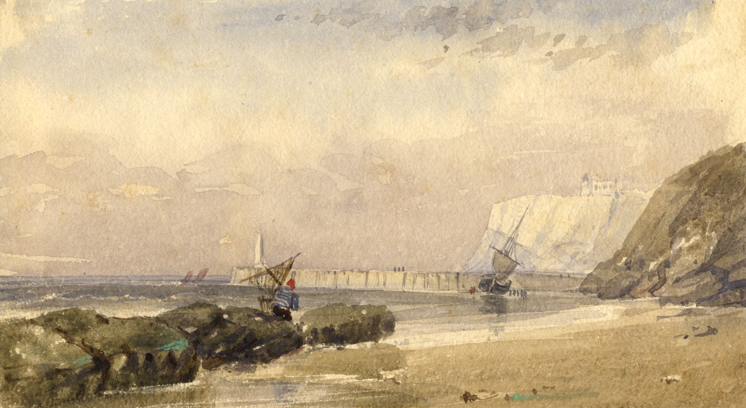William Edward Webb, Whitby, North Yorkshire – late C19th watercolour painting