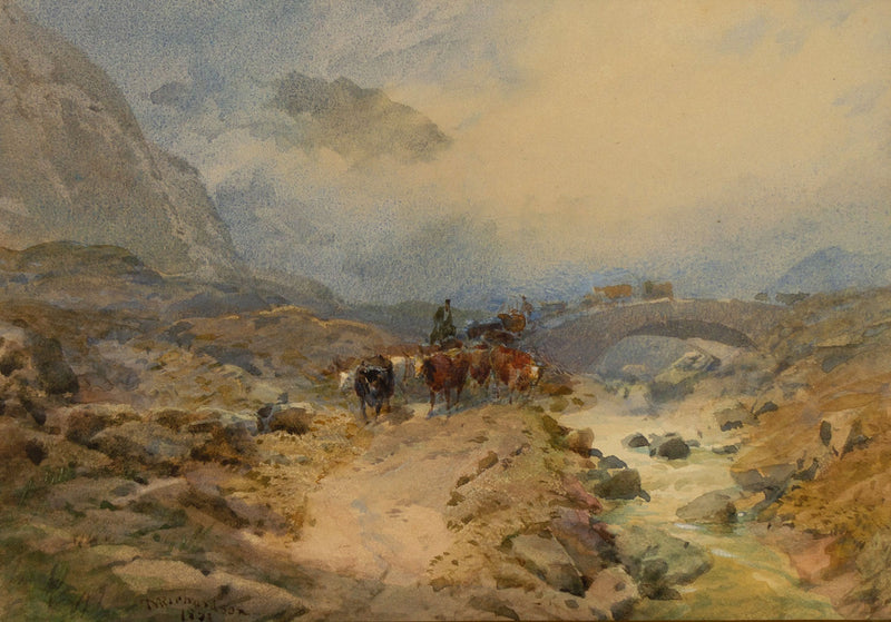 Thomas Miles Richardson Jnr, Ritorno a casa – acquerello del 1851