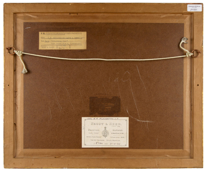 Thomas Miles Richardson Jnr, Ritorno a casa – acquerello del 1851