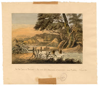 John Colley Nixon, Nel parco di Benham, Newbury, Berkshire – acquerello del 1800