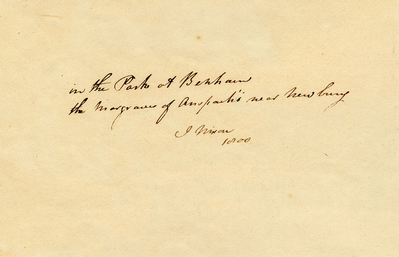 John Colley Nixon, Nel parco di Benham, Newbury, Berkshire – acquerello del 1800