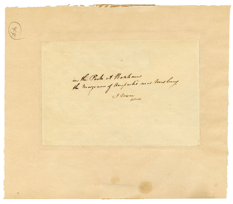 John Colley Nixon, Nel parco di Benham, Newbury, Berkshire – acquerello del 1800