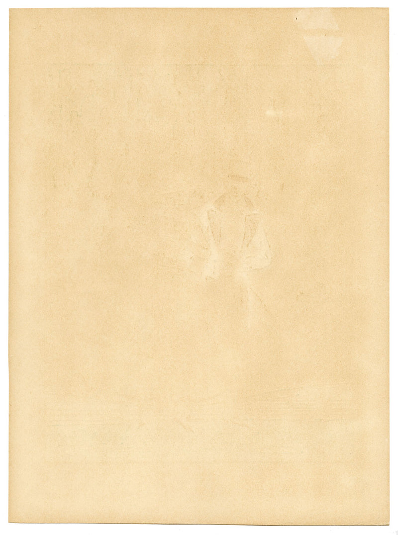 Lucien Baubaut, Primavera: Le quattro stagioni – Pochoir gouache originale degli anni '20