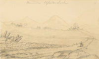 Alfred Swaine Taylor, Ben More & Glen Dochart, Scotland – 1833 graphite drawing