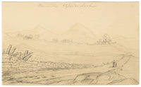 Alfred Swaine Taylor, Ben More y Glen Dochart, Escocia – Dibujo de grafito de 1833