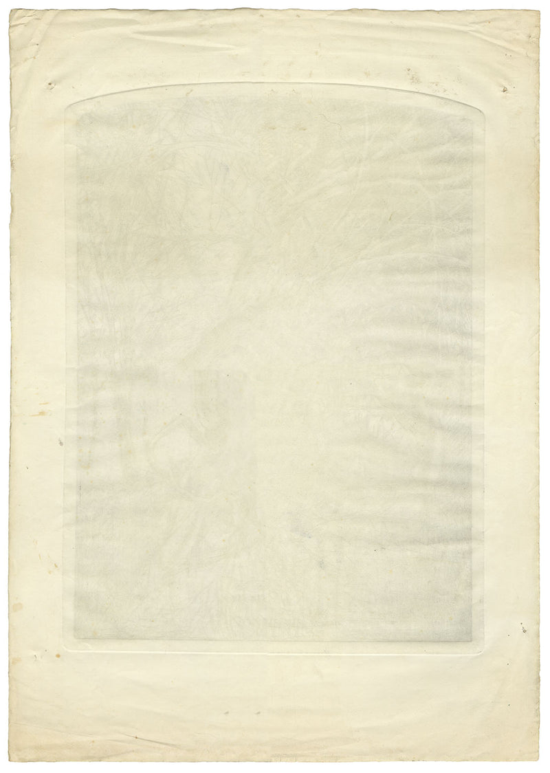 Ian Worwood, Female Forms amongst Trees – Original 1966 etching print