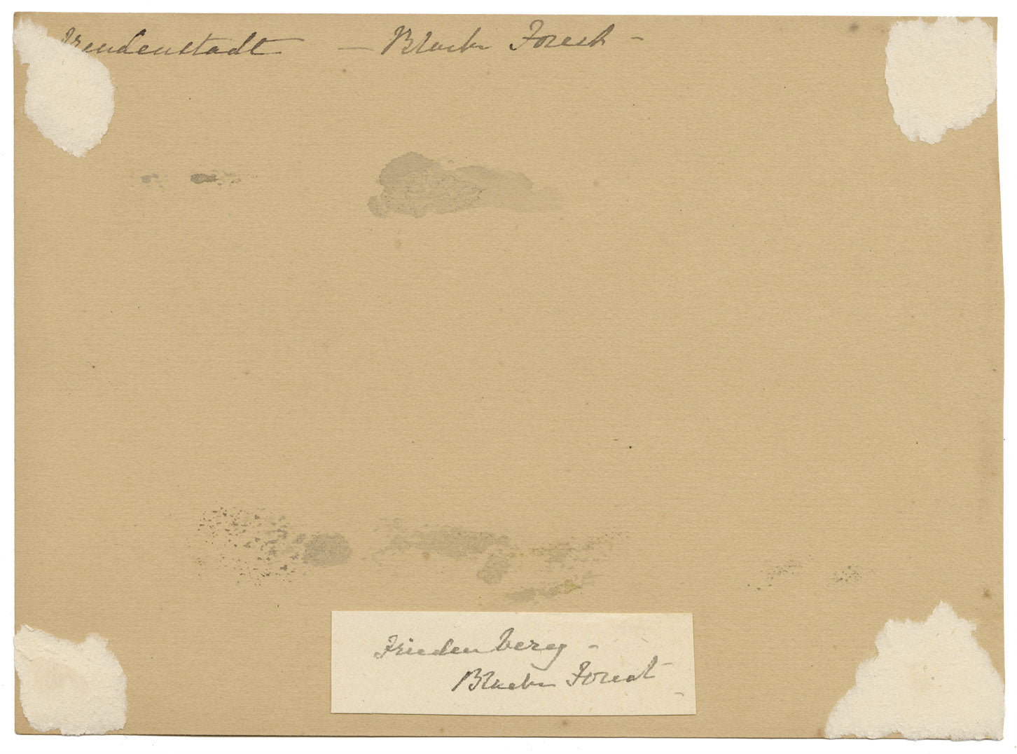 CJ Newcome, Deposito legname di Freudenstadt, Foresta Nera, Germania – acquerello del 1899