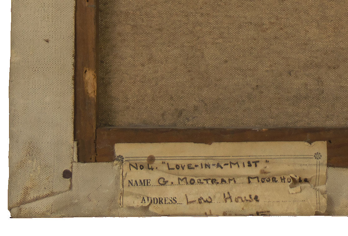 George Mortram Moorhouse, 'Love-in-a-Mist' Still Life – early C20th oil painting