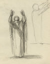 William Lock the Younger, Biblical Figure, Covenant of Abraham – c.1780 drawing