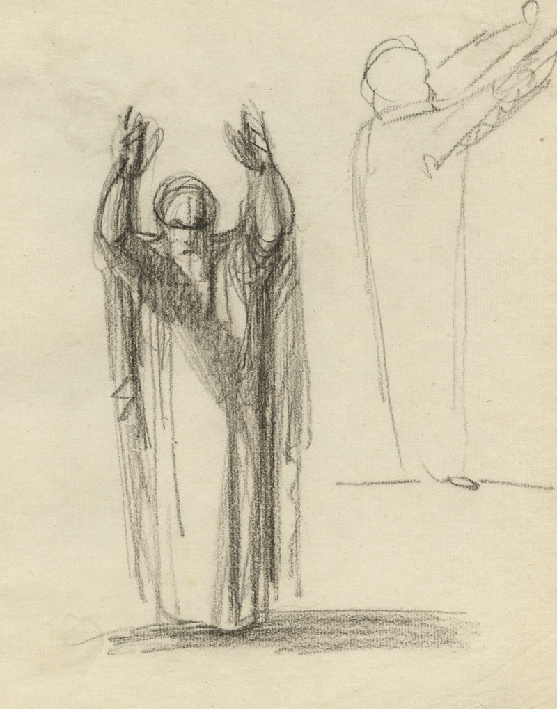 William Lock the Younger, Biblical Figure, Covenant of Abraham – c.1780 drawing