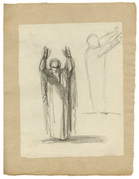 William Lock the Younger, Biblical Figure, Covenant of Abraham – c.1780 drawing