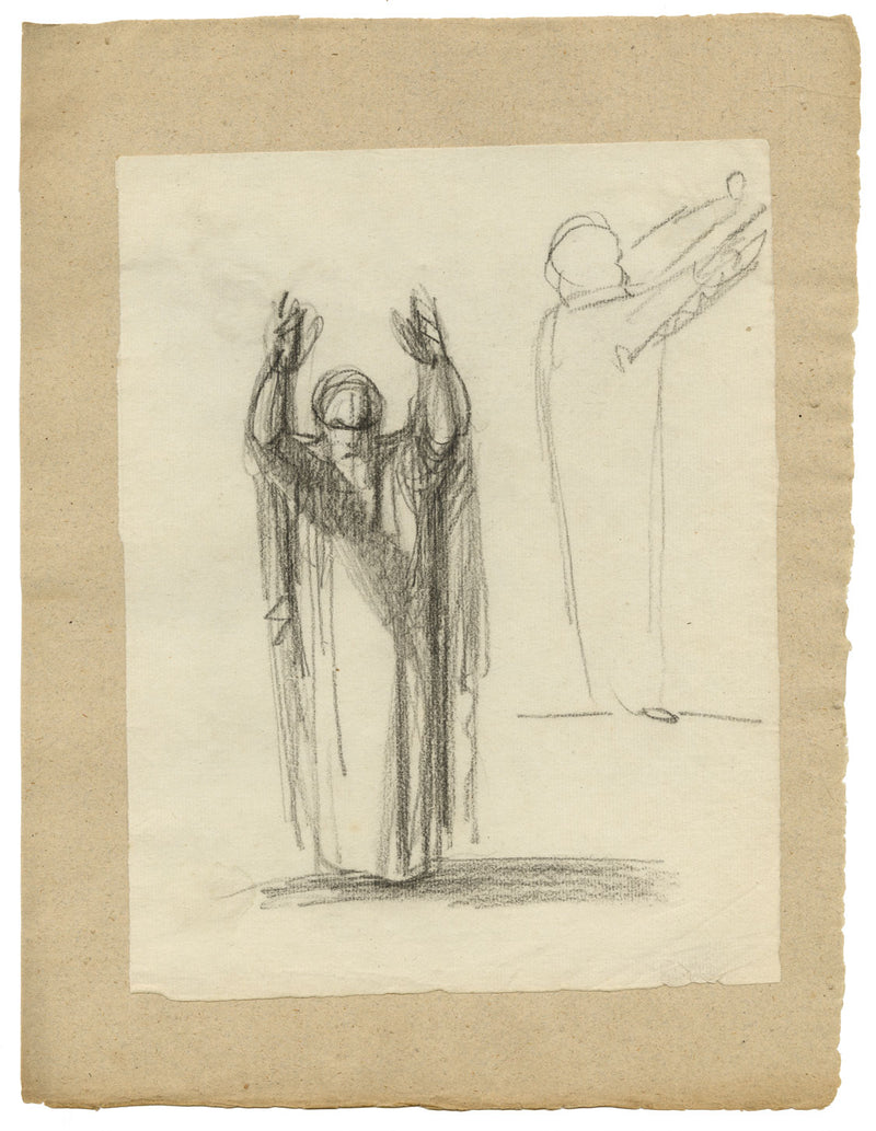 William Lock the Younger, Biblical Figure, Covenant of Abraham – c.1780 drawing