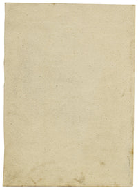 Leopold Billek, Medieval Monk with Stone Tablet – c.1820 gouache painting