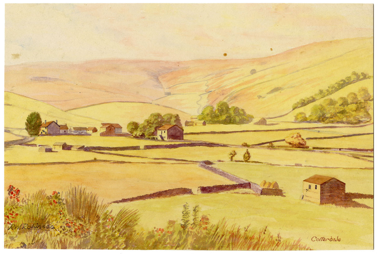 R.W. Robinson, Cotterdale, North Yorkshire – early 20th-century watercolour