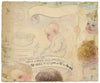 G. Cervelli, Babies Bawling Satirical Cartoon – 1910s watercolour painting