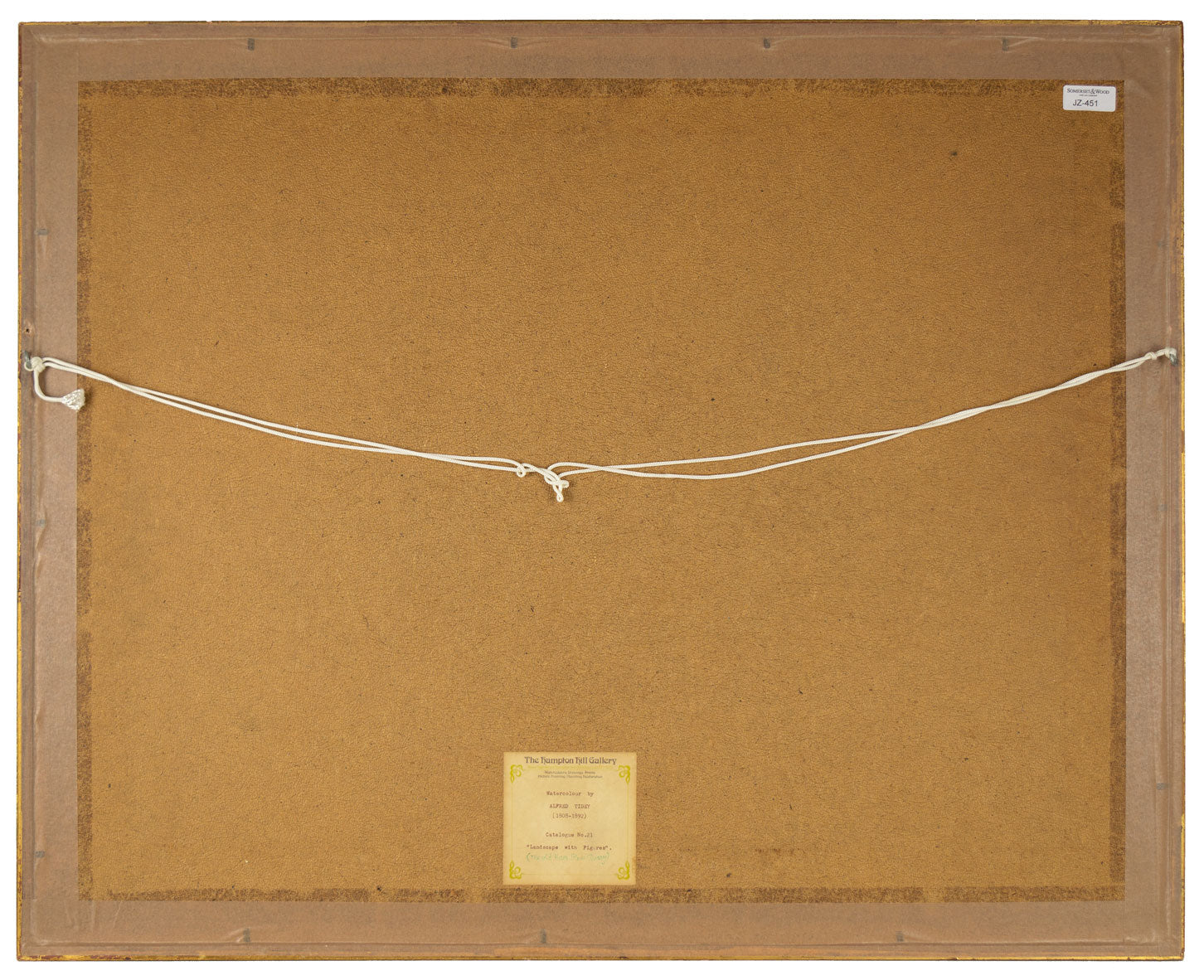 Alfred Tidey, La antigua cantera de piedra de Ham, Somerset – acuarela de finales del siglo XIX