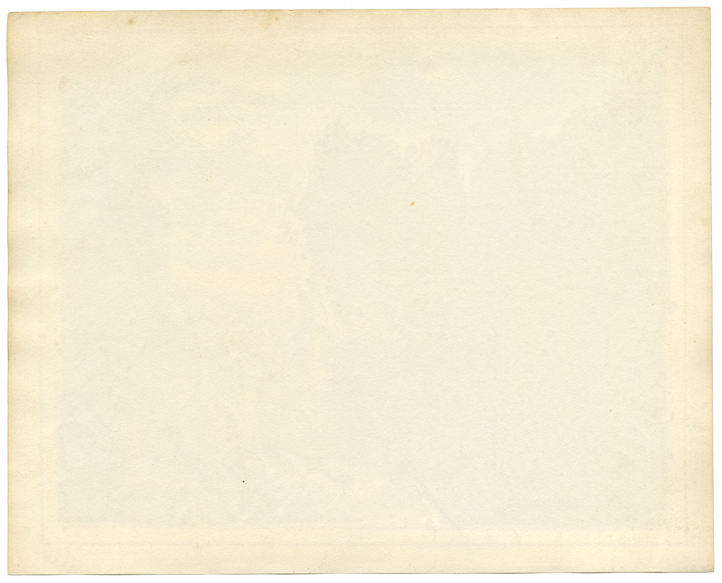 Desfiladero rocoso, India. Acuarela original de principios del siglo XIX.