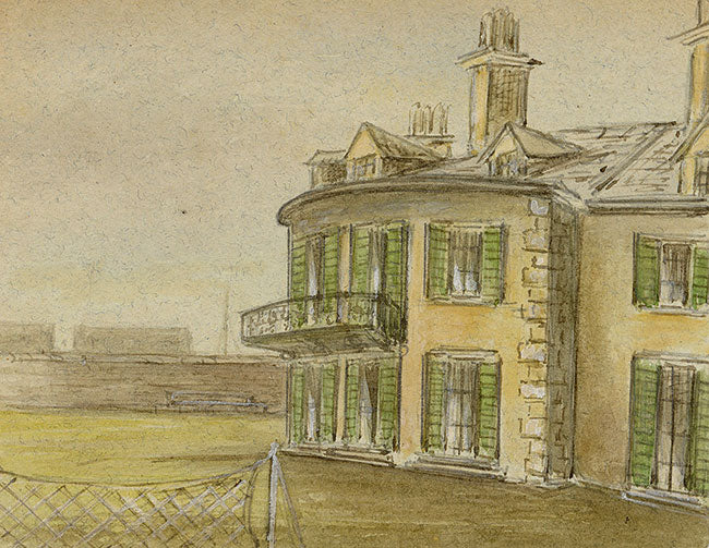 V.S. Satterthwaite, Midland Hotel, Morecambe, Lancashire – 1888 watercolour