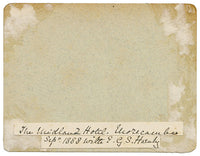 V.S. Satterthwaite, Midland Hotel, Morecambe, Lancashire – 1888 watercolour