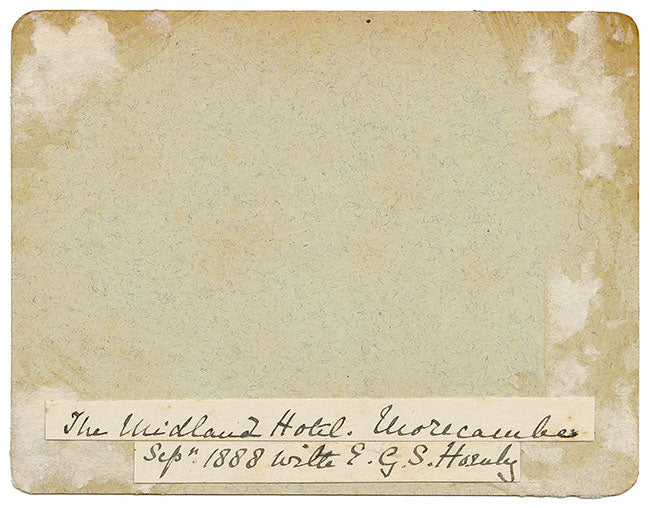 V.S. Satterthwaite, Midland Hotel, Morecambe, Lancashire – 1888 watercolour