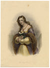 Henry Robinson, Clara de Clare de Walter Scott – Grabado de la década de 1830