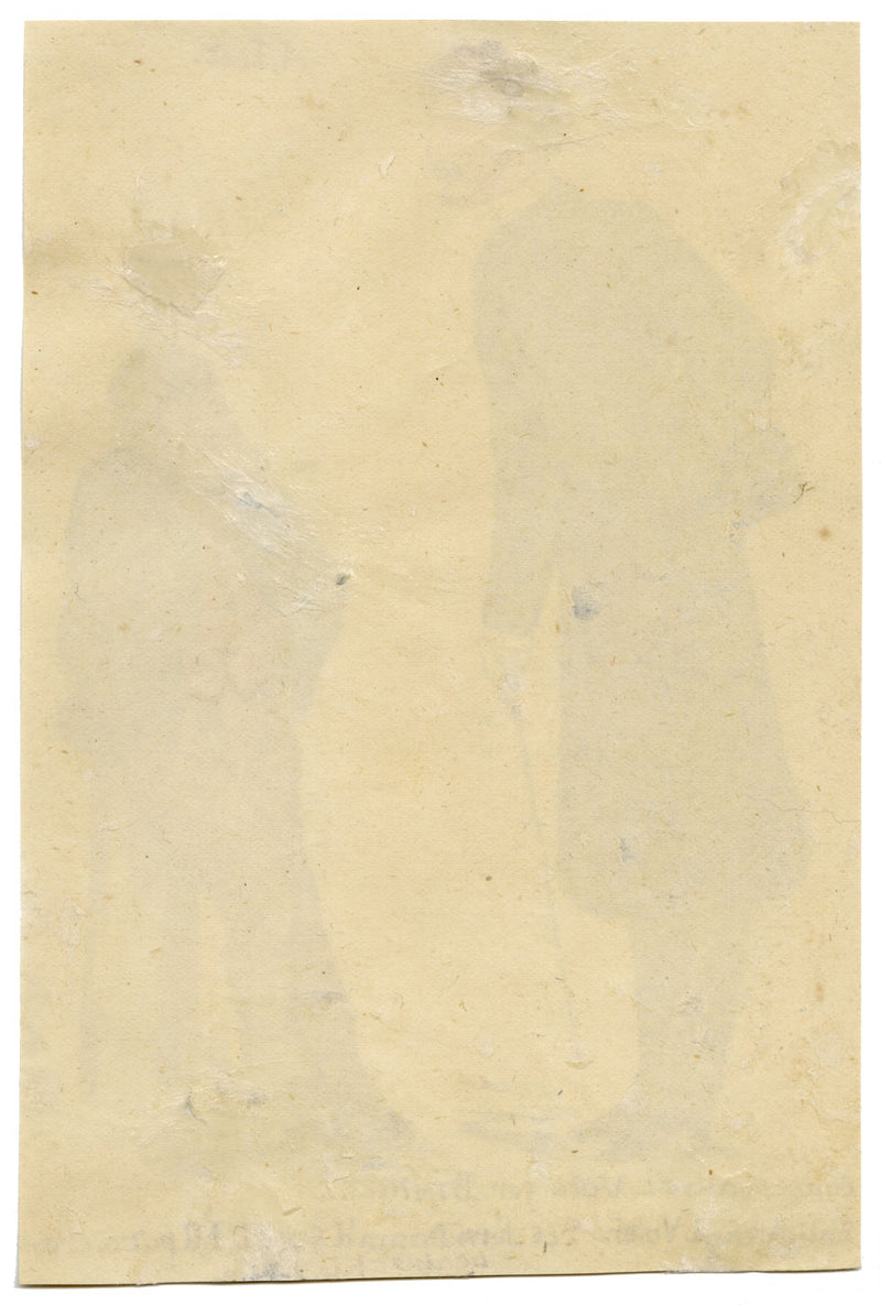 Victorian Political Cartoon 'Vote for Brymer' – 1880s watercolour painting