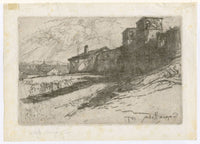 Sir Francis Seymour Haden, La España sombría – Grabado original de 1877