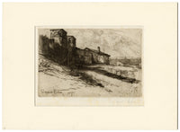 Sir Francis Seymour Haden, La España sombría – Grabado original de 1877