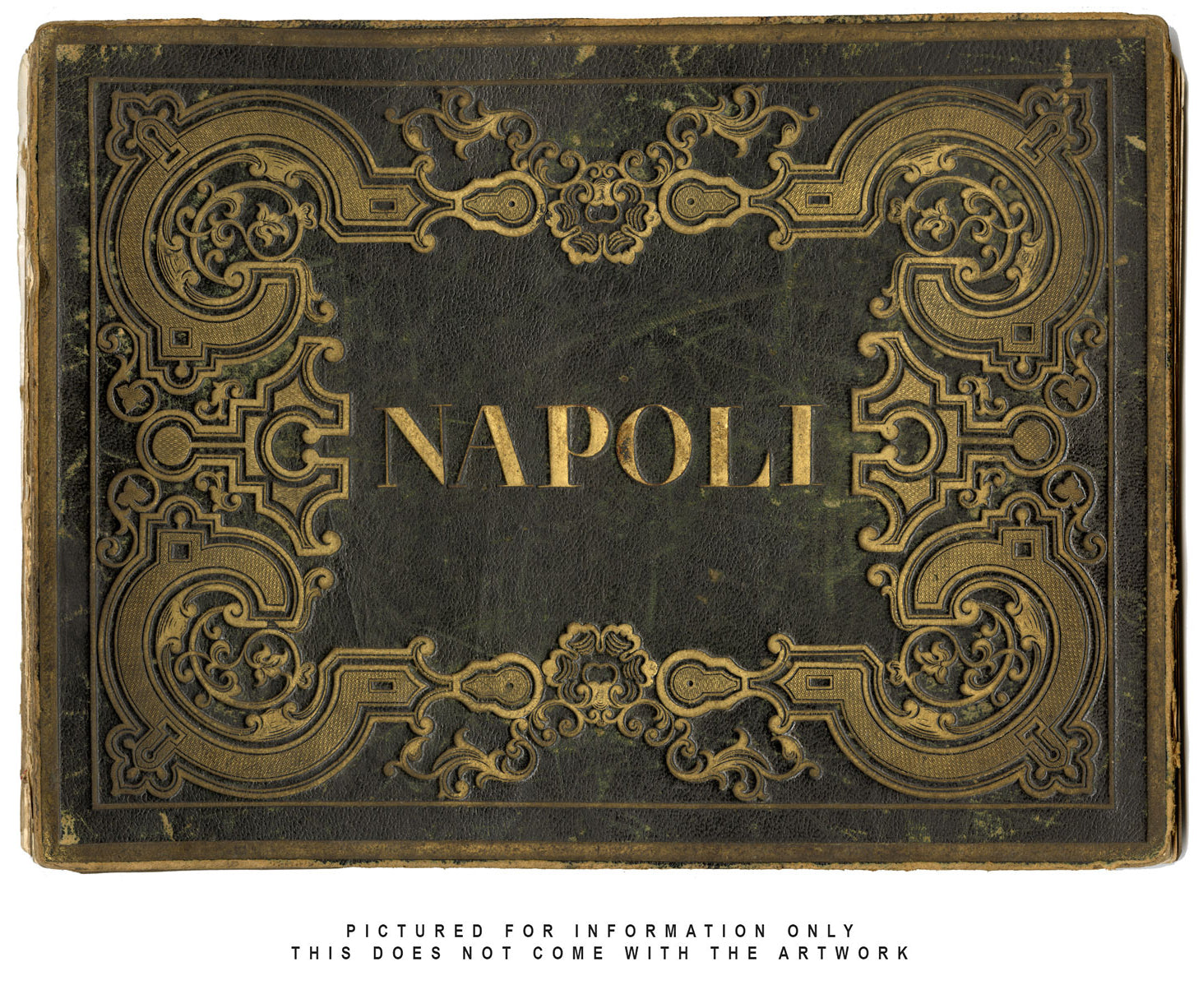 Gaetano Dura, Horse-drawn Carriage, Naples – early 19th-century lithograph print