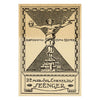 Hungarian Secession Ex Libris Bookplate by J. Kauser – 1910 wood engraving