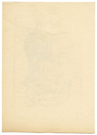 Vienna Secession Ex Libris Bookplate by Franz von Bayros – c.1910s etching