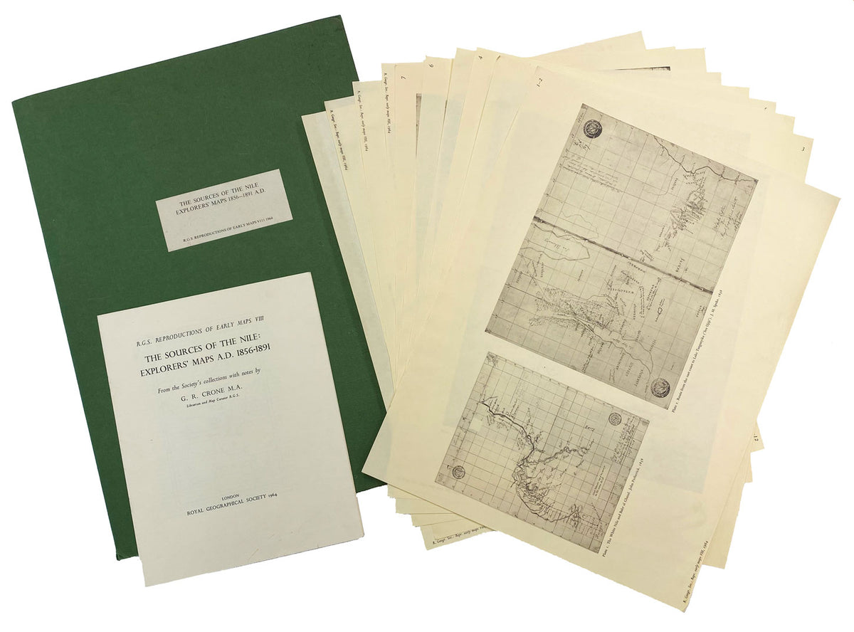 The Sources of the Nile: Explorers' Maps AD 1856–1891 – Africa, G.R. Crone, 1964