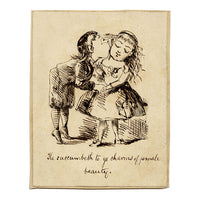 Pickford Robert Waller, Cartoon 'Charms of Female Beauty' – c.1860s ink drawing