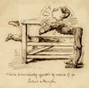 Pickford Robert Waller, Cartoon 'Ye Patent Mangle' – c.1860s pen & ink drawing