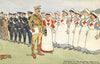 Anglesey Voluntary Aid Detachments, Holyhead, Wales – 1913 watercolour painting