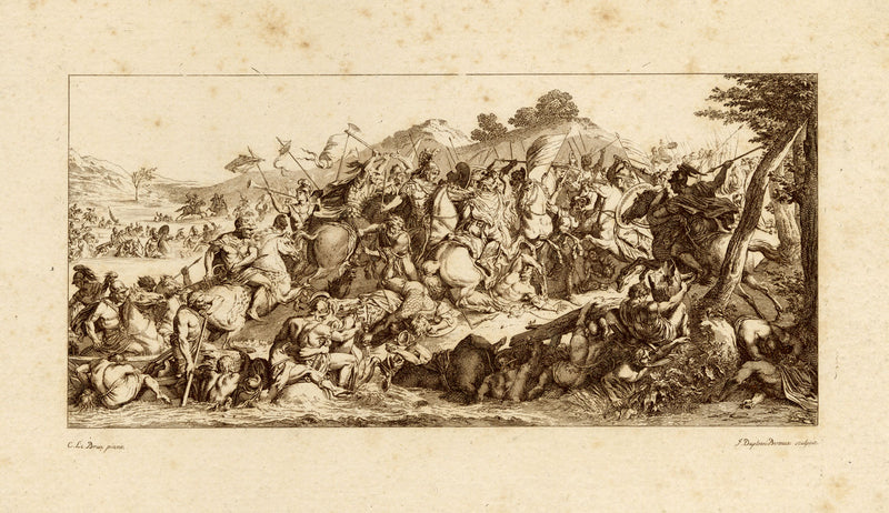 Jean Duplessis-Bertaux, Battle of the Granicus River – early C19th engraving