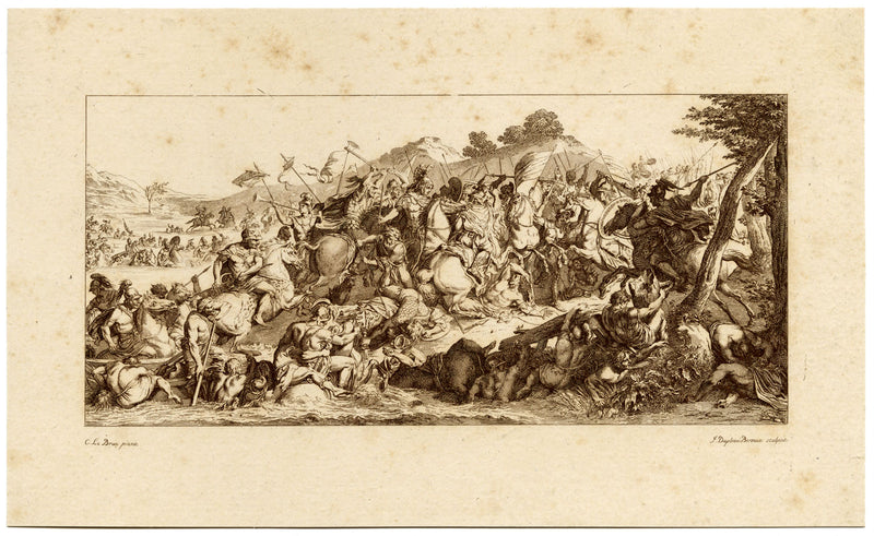 Jean Duplessis-Bertaux, Battaglia del fiume Granico – incisione dell'inizio del XIX secolo