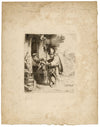 A.P.F., The Rat Catcher after Rembrandt – Original 1825 etching print