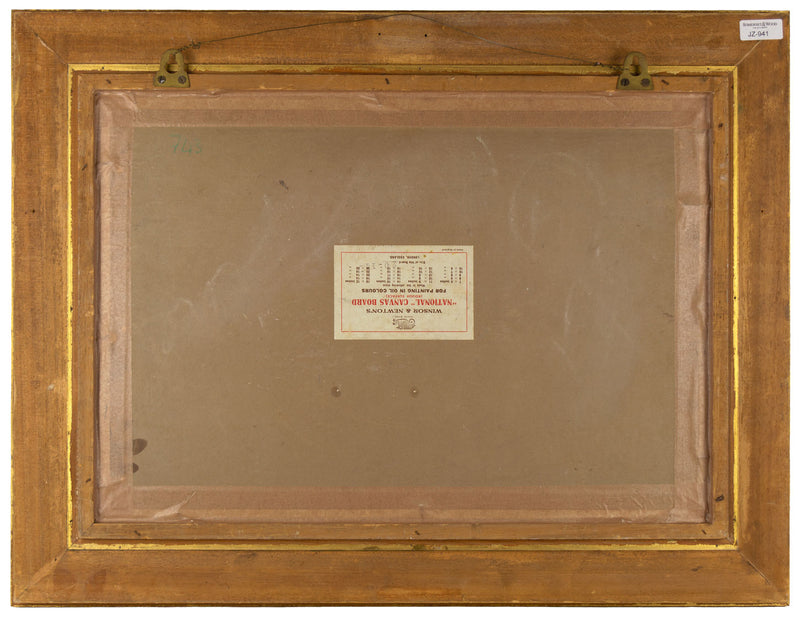 Philip Hugh Padwick ROI RBA, Sussex Landscape – Original c.1940 oil painting