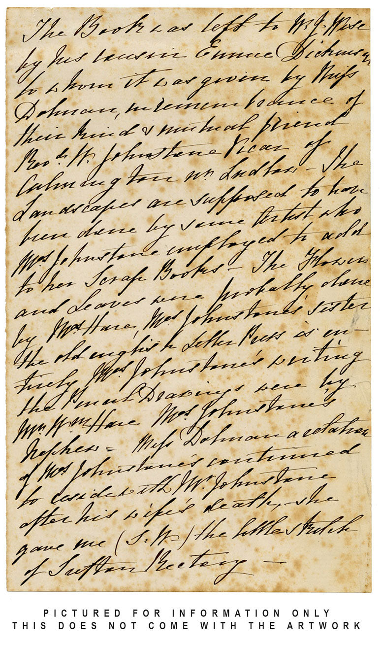 Louisa Hare, Cattleheart Butterfly & Hollyhock Flower – c.1832 watercolour