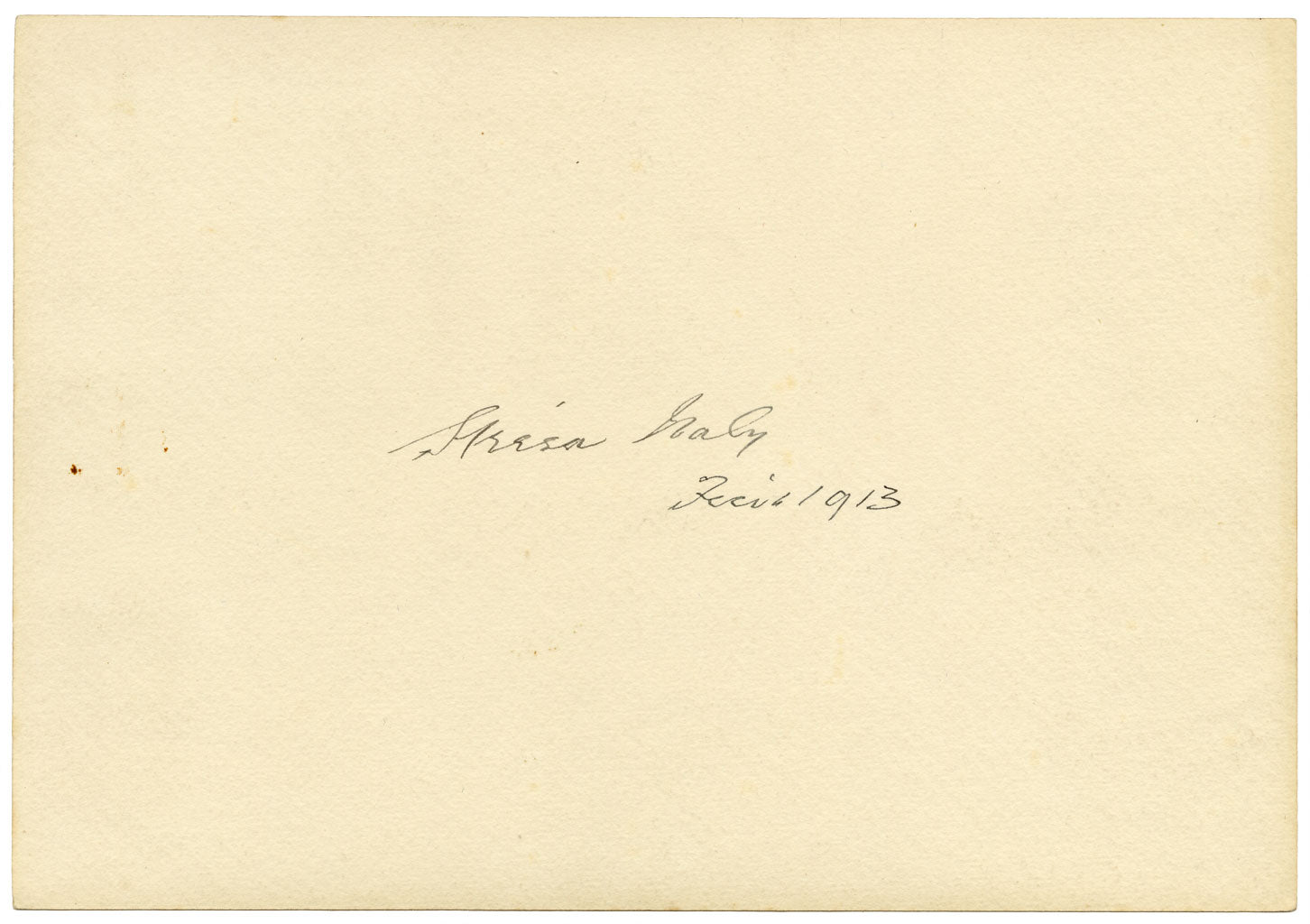 F. Paterson, Stresa, Lake Maggiore, Italy – Original 1913 watercolour painting