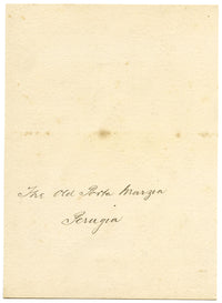 F. Paterson, Porta Marzia, Perugia, Umbría, Italia - pintura de acuarela c.1900