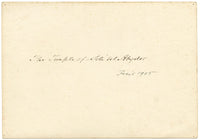 F. Paterson, Tempio di Seti, Abydos, Egitto – Acquerello originale del 1905