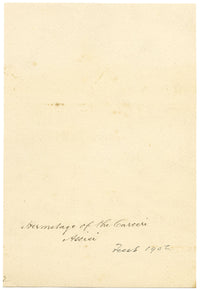 F. Paterson, Hermitage of Carceri, Assisi, Italy – 1902 watercolour painting