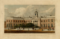 A. McClatchy, Asylum For Female Orphans, Westminster – 1828 engraving print
